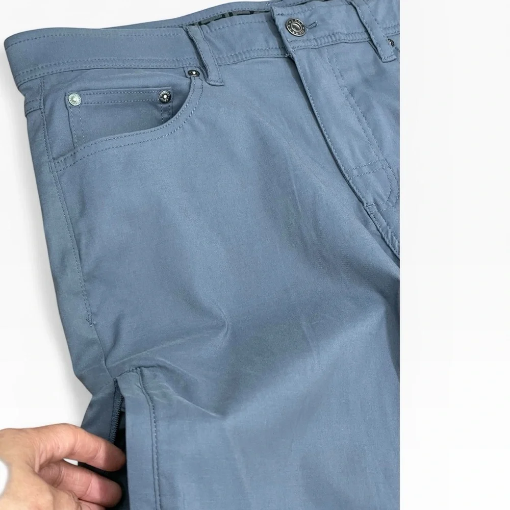 Gerry Men's Blue Tech 5 Pocket Stretch Fabric Comfort Waistband Pant 32X34